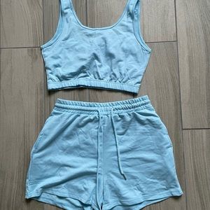 Blue Short Set